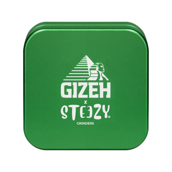 Steezy Grinder Alu 55mm - 2Parts GIZEH x Steezy Green (1 Stk)