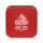 Steezy Grinder Alu 55mm - 2Parts GIZEH x Steezy Red (1 Stk)