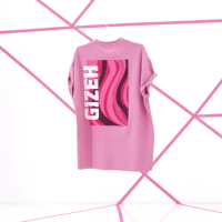 GIZEH Shirt - AllPink TrippyIcon Oversized (1 Stk)