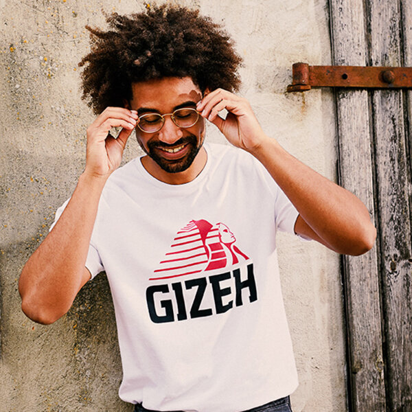 GIZEH Icon-Shirt Male, white