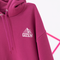 GIZEH “ALL PINK” Signature Hoodie, oversized M