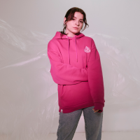 GIZEH “ALL PINK” Signature Hoodie, oversized M