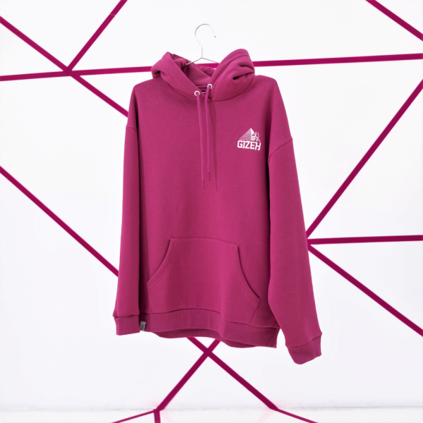 GIZEH “ALL PINK” Signature Hoodie, oversized L