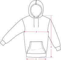 GIZEH “ALL PINK” Signature Hoodie, oversized L