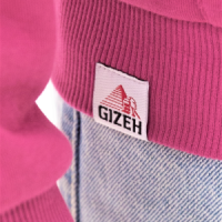 GIZEH “ALL PINK” Signature Hoodie, oversized L