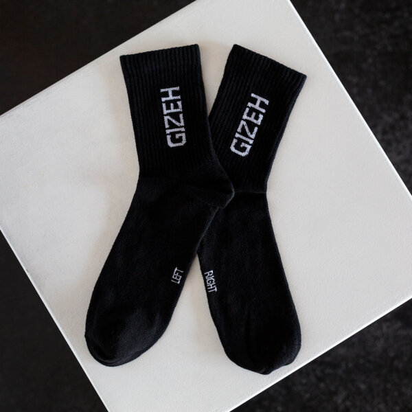 GIZEH Socken 43-46 - Oldschool schwarz (1 Stk)