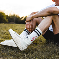 GIZEH Socken 43-46 - Oldschool weiss (1 Stk)