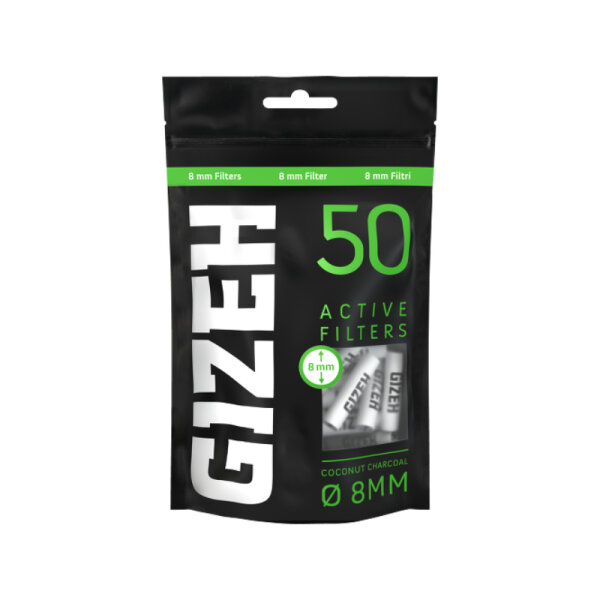 GIZEH BLACK® Active Filter 6mm 50er {1 Beutel}