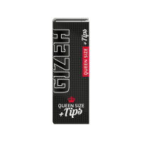 GIZEH BLACK® Queen Size + Tips {5er Pack}