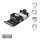 GIZEH BLACK® Rolls Slim+Tips {5er Pack}