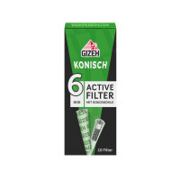 GIZEH konische Active Filter 6–7 mm {5 x 10er Pack}