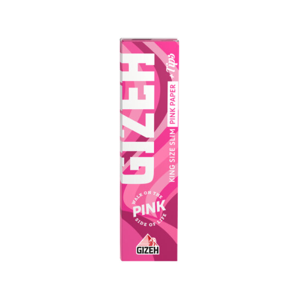 GIZEH ALL PINK King Size Slim + Tips {5er Pack}