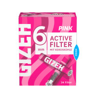 GIZEH ALL PINK Active Filter 6mm 34er {1 Pack}