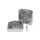 GIZEH x STEEZY Grinder Classic “Cool Gray” {63mm, 1 Stück}