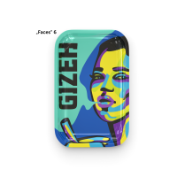GIZEH Rolling Tray “Faces” {M, 1 Stück}