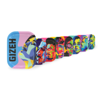 GIZEH Rolling Tray “Faces” {S, 1 Stück}