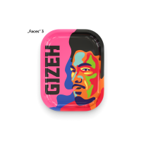 GIZEH Rolling Tray “Faces” {S, 1 Stück}