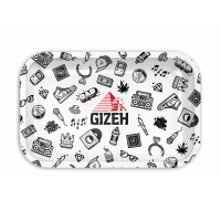 GIZEH Rolling Tray “Comic” – white {M}