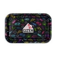 GIZEH Rolling Tray “Comic” – black {M}