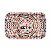 GIZEH Rolling Tray “Trippy” – red-white...