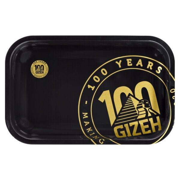 GIZEH 100 YEARS Rolling Tray “Gold” {M, 1 Stück}