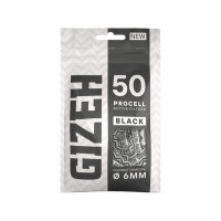 GIZEH ActiveFilter 6mm - ProCell Black (1 x 50Stk)