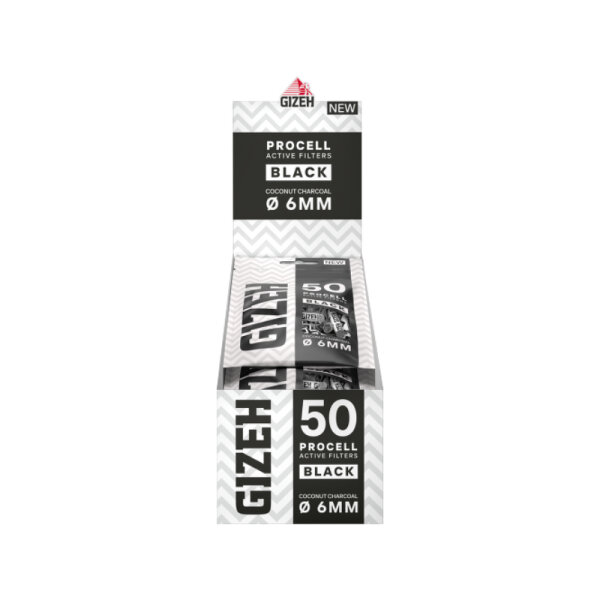 GIZEH Black ProCell 6mm (10 x 50 Stk.)