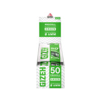 GIZEH ActiveFilter 6mm - ProCell Green (10 x 50Stk)
