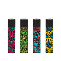 GIZEH Clipper Feuerzeug Softflame - Leaves 40D (1 x 4Stk)