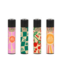 GIZEH Clipper Feuerzeug Softflame - Cherry (1 x 4Stk)